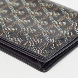 Goyard Black Goyardine Coated Canvas and Leather Richelieu Wallet
