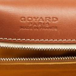 Goyard Brown Goyardine Coated Canvas and Leather Belvedere MM Saddle Bag