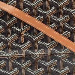 Goyard Brown Goyardine Coated Canvas Varenne Wallet on Strap