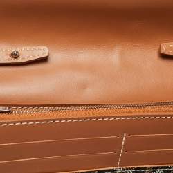 Goyard Brown Goyardine Coated Canvas Varenne Wallet on Strap