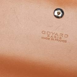 Goyard Brown Goyardine Coated Canvas Varenne Wallet on Strap