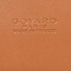 Goyard Brown Goyardine Coated Canvas Varenne Wallet on Strap