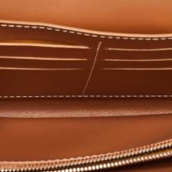 Goyard Brown Goyardine Coated Canvas Varenne Wallet on Strap