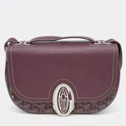 Goyard Bordeaux Goyardine Leather 233 Crossbody Bag