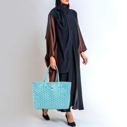 مملوكة مسبقًا حقيبة يد توتس جويارد سان لويس جلد وكانفاس مقوى جوياردين أحمر متوسطة