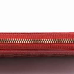 Goyard Red Goyardine Coated Canvas Matignon Zip Around Wallet