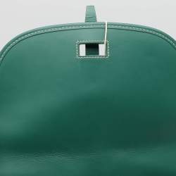 Goyard Green Goyardine Coated Canvas and Leather Belvedere II PM Saddle Bag