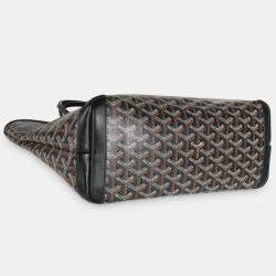 Goyard Black Goyardine Canvas Artois Tote Bag