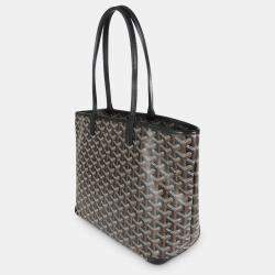 Goyard Black Goyardine Canvas Artois Tote Bag