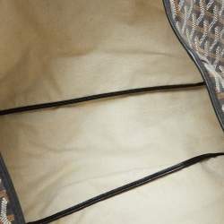 Pre Owned Goyard Black Goyardine Coated Canvas and Leather Saint Louis GM Tote