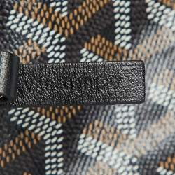 Pre Owned Goyard Black Goyardine Coated Canvas and Leather Saint Louis GM Tote