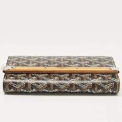 Goyard Brown Goyardine Coated Canvas and Leather Mini Monte Carlo Case