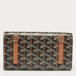 Goyard Brown Goyardine Coated Canvas and Leather Mini Monte Carlo Case