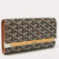Goyard Brown Goyardine Coated Canvas and Leather Mini Monte Carlo Case