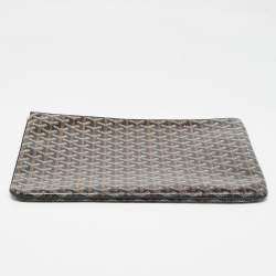 Goyard Black Goyardine Coated Canvas and Leather Senat MGM Pouch