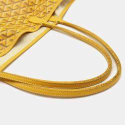 Goyard Yellow Coated Canvas  Saint Louis GM Tote Bag