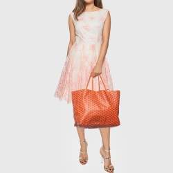 Goyard Orange Goyardine Coated Canvas and Leather Saint Louis GM Tote
