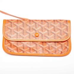 Goyard Orange Goyardine Coated Canvas and Leather Saint Louis GM Tote
