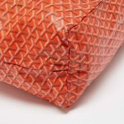 Goyard Orange Goyardine Coated Canvas and Leather Saint Louis GM Tote
