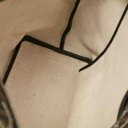 Pre Owned Goyard Black Goyardine Coated Canvas and Leather Artois PM Tote