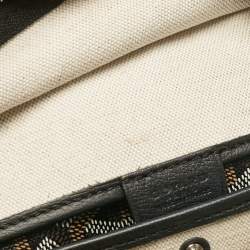 Pre Owned Goyard Black Goyardine Coated Canvas and Leather Artois PM Tote