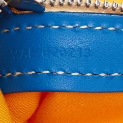 Goyard Blue Goyardine Coated Canvas and Leather Bourget PM Trolley