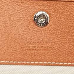 Pre Owned Goyard Brown Goyardine Coated Canvas Saint Louis PM Tote