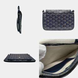 Goyard Leather Navy Brown White Shoulder Bag