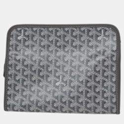 Goyard Gray Jouvence Tolietry GM Clutch Bag