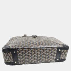 Goyard Black GM Briefcase Stainless Steel Handbag