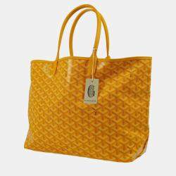 Goyard Yellow St. Louis PM Tote Handbag