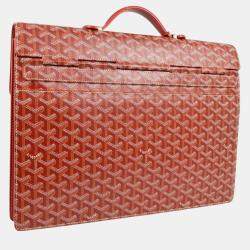 Goyard Red Chypre Briefcase