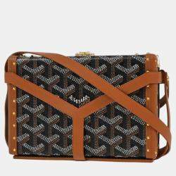 Goyard Brown Minaudiere Trunk Bag