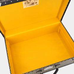 Goyard Black PVC Palace 70 Travel Trunk bag