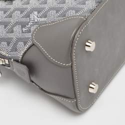 Goyard Grey Goyardine Coated Canvas and Leather Mini Vendome Satchel