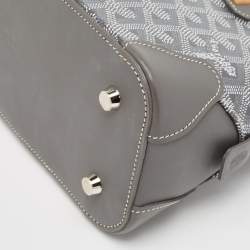 Goyard Grey Goyardine Coated Canvas and Leather Mini Vendome Satchel