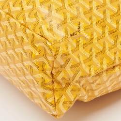 Goyard Yellow Goyardine Coated Canvas Boheme Hobo