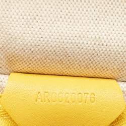 Goyard Yellow Goyardine Coated Canvas Boheme Hobo