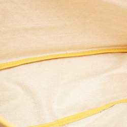 Goyard Yellow Goyardine Coated Canvas Boheme Hobo