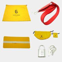 Goyard Red Goyardine Coated Canvas Croisjour 55 Boston Bag