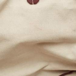 Pre Owned Goyard Burgundy Goyardine Coated Canvas and Leather Saint Louis PM Tote