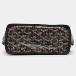 Goyard Black Pvc Anju Size Mini Bag 