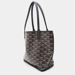 Goyard Black Pvc Anju Size Mini Bag 