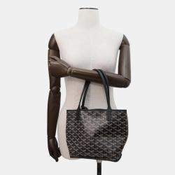 Goyard Black Pvc Anju Size Mini Bag 