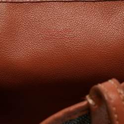 Pre Owned Goyard Black/Brown Goyardine Coated Canvas and Leather Anjou Mini Tote