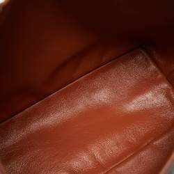 Pre Owned Goyard Black/Brown Goyardine Coated Canvas and Leather Anjou Mini Tote