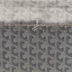 Goyard Grey Goyardine Coated Canvas Belvedere MM Saddle Bag