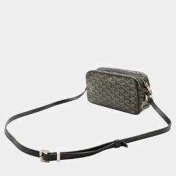 Goyard Black Goyardine Coated Canvas Cap Vert Bag