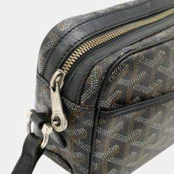 Goyard Black Goyardine Coated Canvas Cap Vert Bag