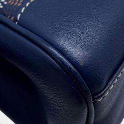 Goyard Blue/Navy Leather Saigon Handbag